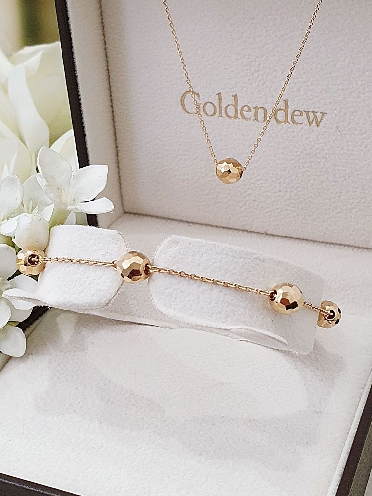 [롯데백화점] 골든듀 KU스텔라토 팔찌 목걸이 세트 381700150 381700149 LE1219778620