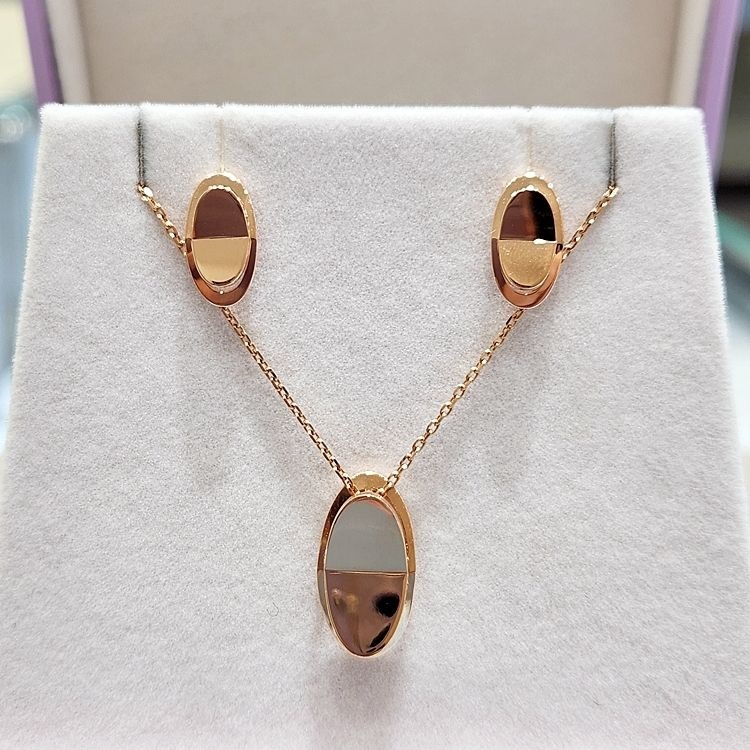 [롯데백화점] 골든듀 스카이라인3 세트(리라인P16 포함) 귀걸이+목걸이 282300002 381400650 282300007 LE1219550771