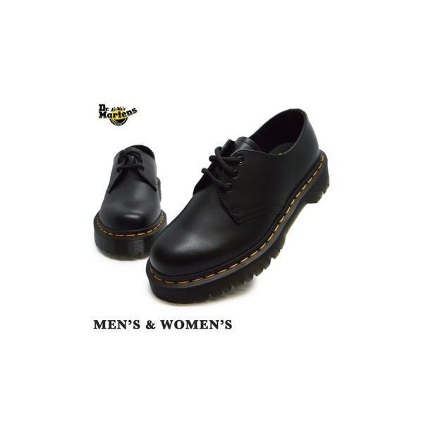 닥터 마틴 Dr.Martens 레이디스 맨즈 통굽 3홀 슈즈 벡스 1461 BEX 21084001BLK