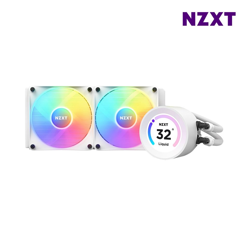 NZXT KRAKEN 240 ELITE RGB 화이트 CPU쿨러 수냉쿨러