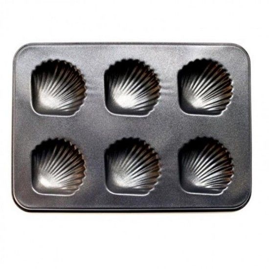 조개틀 부채틀 마드렌느 베이킹 마들렌팬 6구 (49XBO)