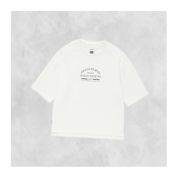 내셔널지오그래픽 KIDS K242UTS990 수피마 7부 반팔 WHITE 244532 FE3944915-E2B