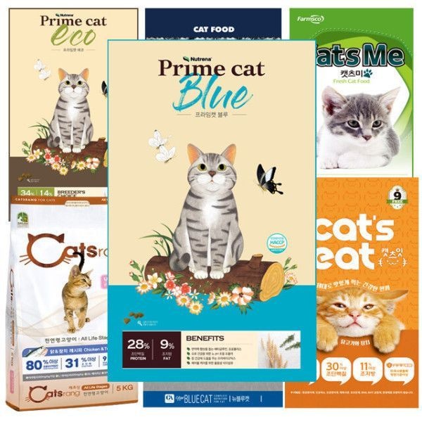 프라임캣 블루 20kg 길냥이사료 길고양이사료 길냥이밥 대용량