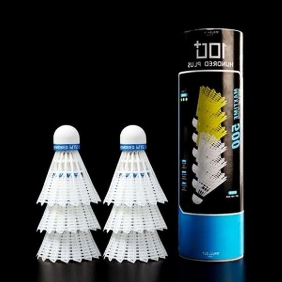 6개입 배드민턴 셔틀콕 베드민턴 공 나일론 나이스콕 베드민턴공 배드민턴공 배드민턴콕