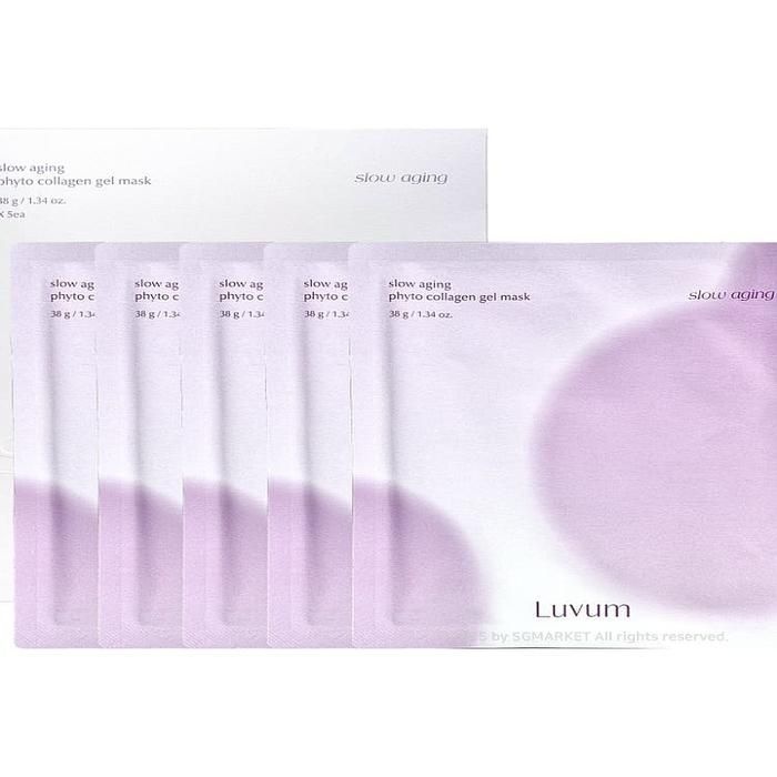 [STRONG ROCKET] [STRONG ROCKET] 러븀 슬로우 에이징 피토 콜라겐 겔 마스크 5매 1박스(AD)
