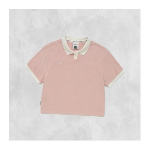 내셔널지오그래픽 KIDS K242GPL910 여아 테리 카라 반팔티 PINK 244893 FE3944872-E2B