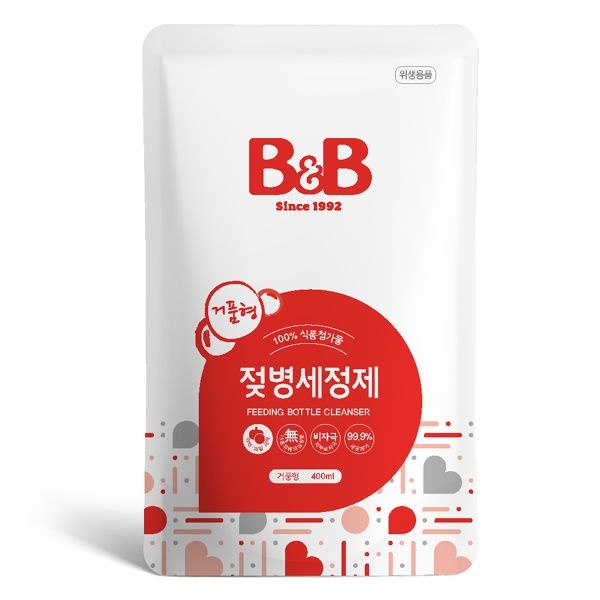 비앤비 젖병세정제 거품형 리필 400ml x1팩