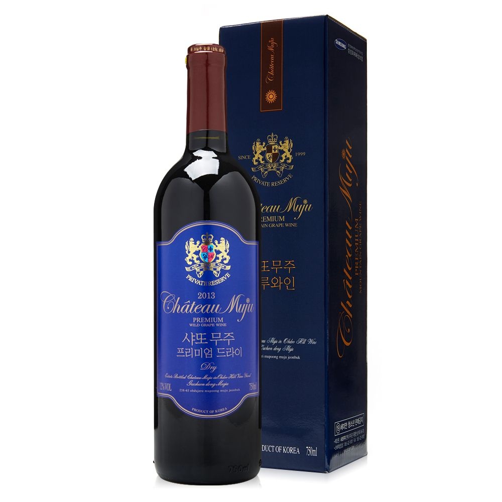 전통 과실주 샤또무주 프리미엄 드라이와인 750ml 12도