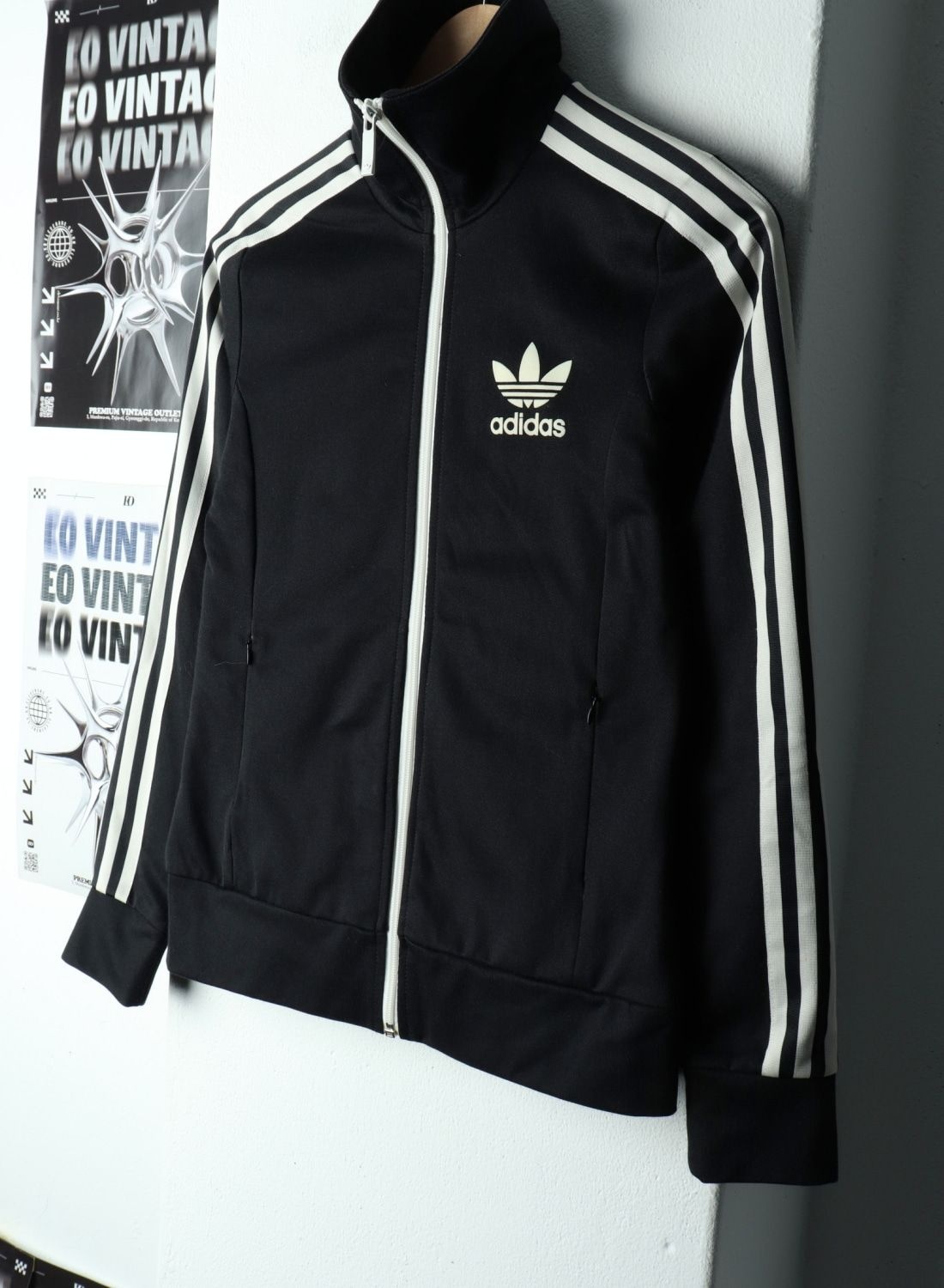 아디다스 W(M)아디다스 집업져지 트랙탑 유로파 블랙60