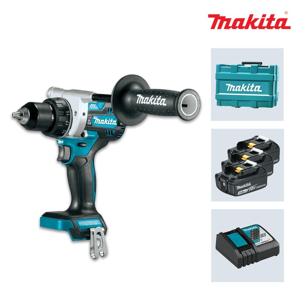 마끼다 DDF486RFE 18V 3.0Ah 배터리 3팩 충전드라이버드릴 DDF481후속 BL모터