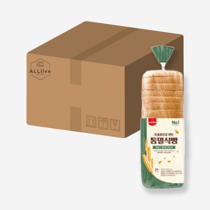 삼립 간식 토종효모로 만든 통밀 식빵 토스트 샌드위치 755g 5개