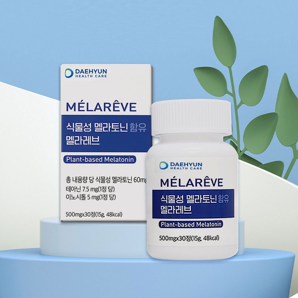 식물성 멜라토닌함유 멜라레브 500mg x 30정