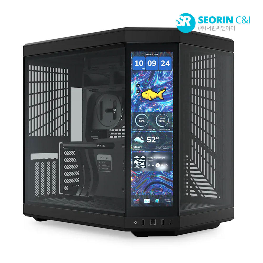 하이트 [서린공식] HYTE Y70 Touch Infinite Pitch Black