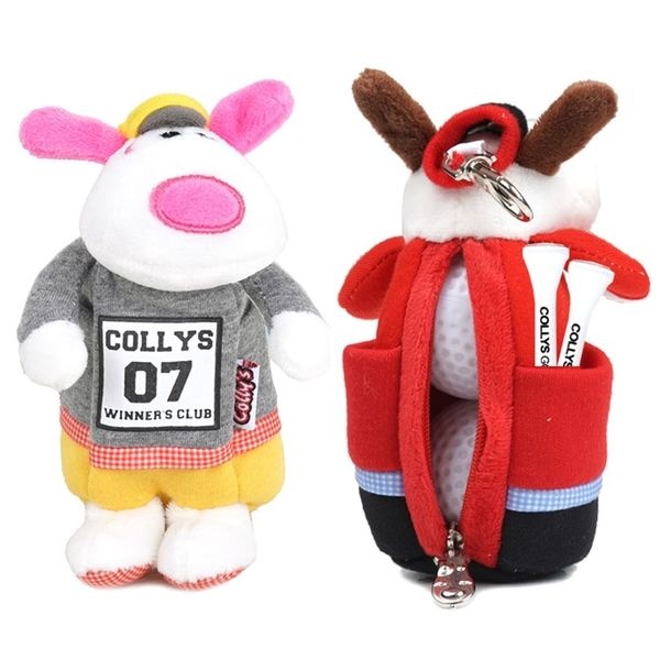 센스골프 럭키세븐 쁘띠독 투볼골프공주머니