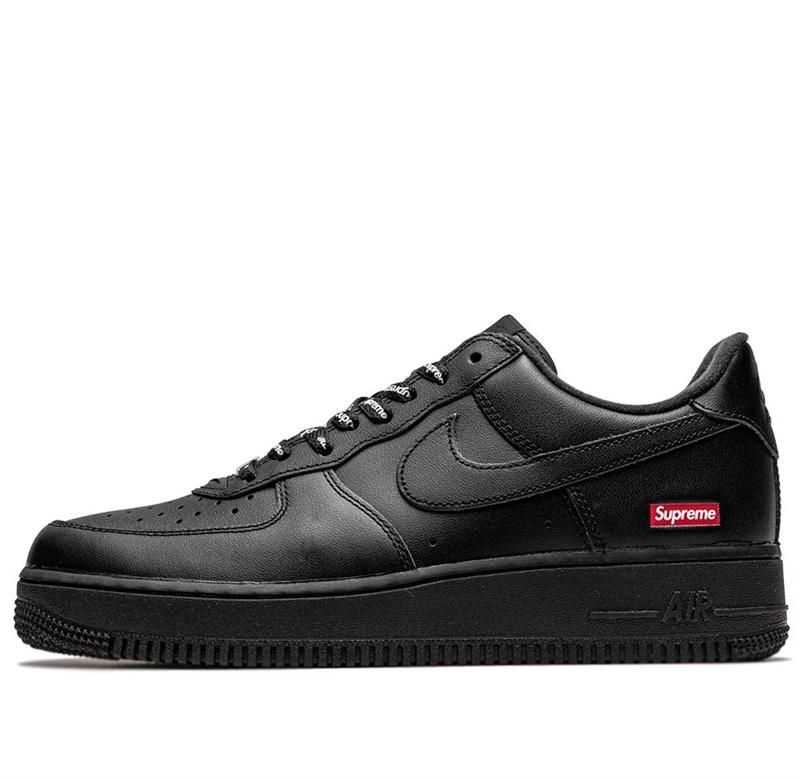 나 이키 x 슈프림 포스 1 로우 블랙 CU9225-001