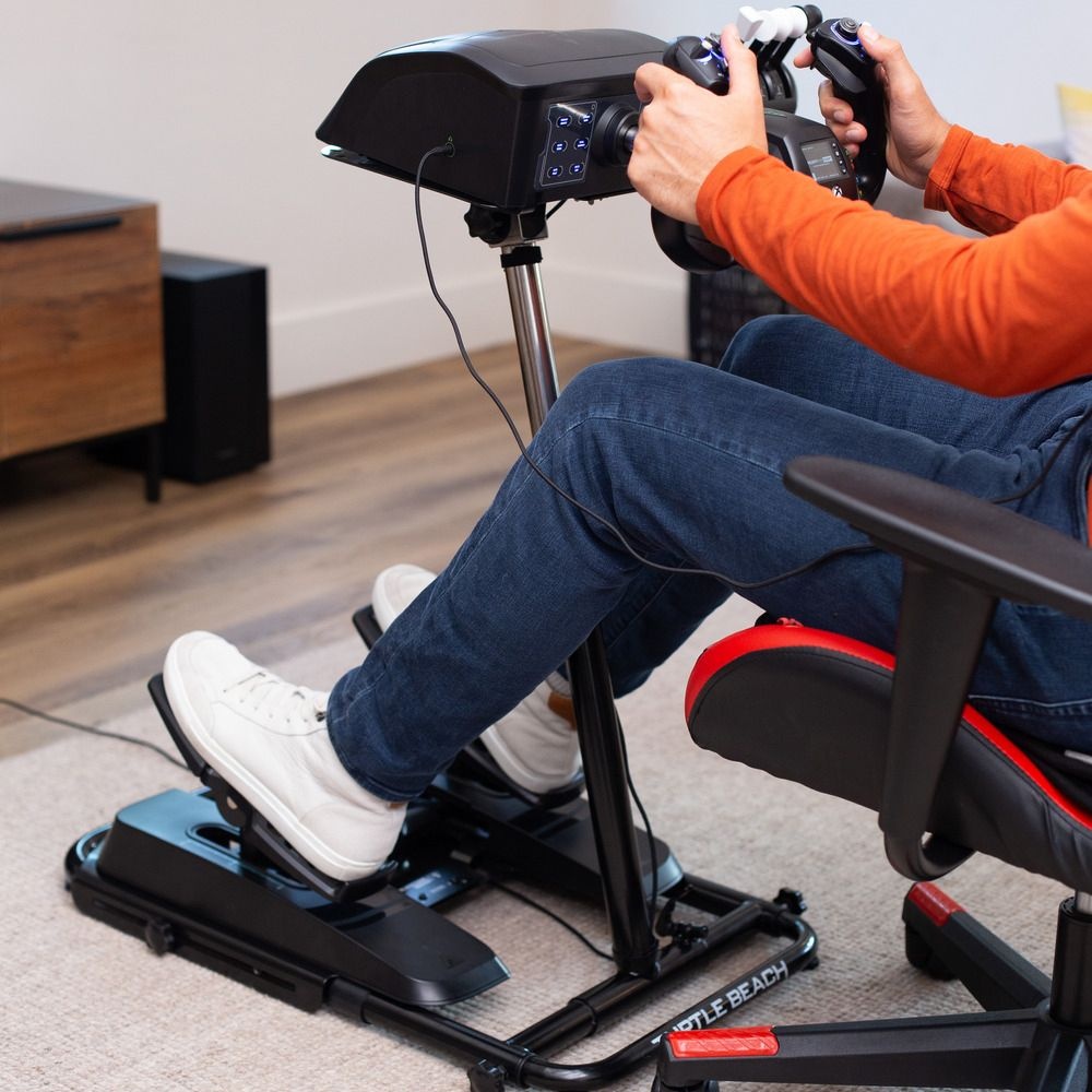 터틀비치 벨로시티원 시스템+러더+스탠드 퍼펙트 킷 플라이트시뮬레이터 비행조이스틱 플심