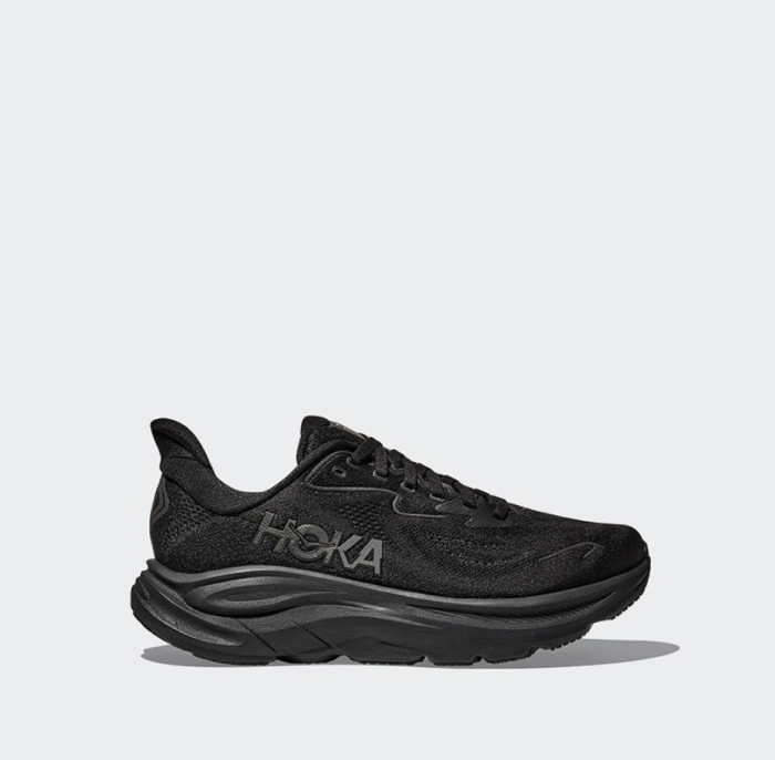 HOKA 클리프톤 10 와이드 블랙 남성 / 1162032-BBLC