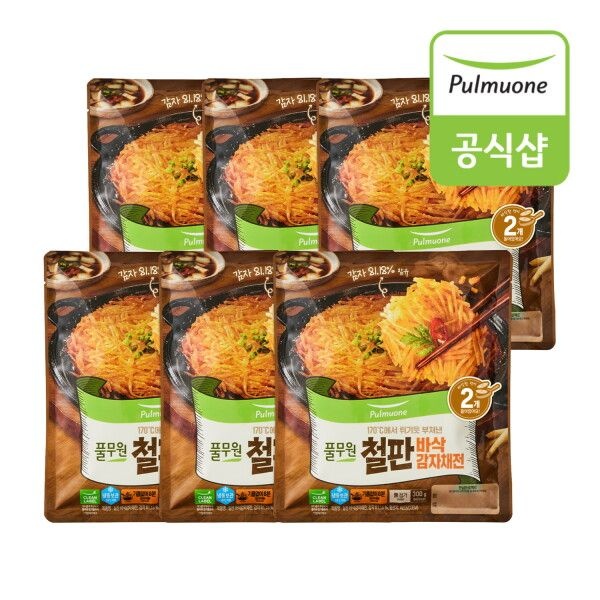 풀무원 [풀무원] 철판 바삭감자채전(150g x 2입) x 6봉
