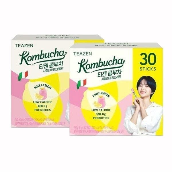 티젠 콤부차 시칠리아 핑크레몬 30스틱x2개