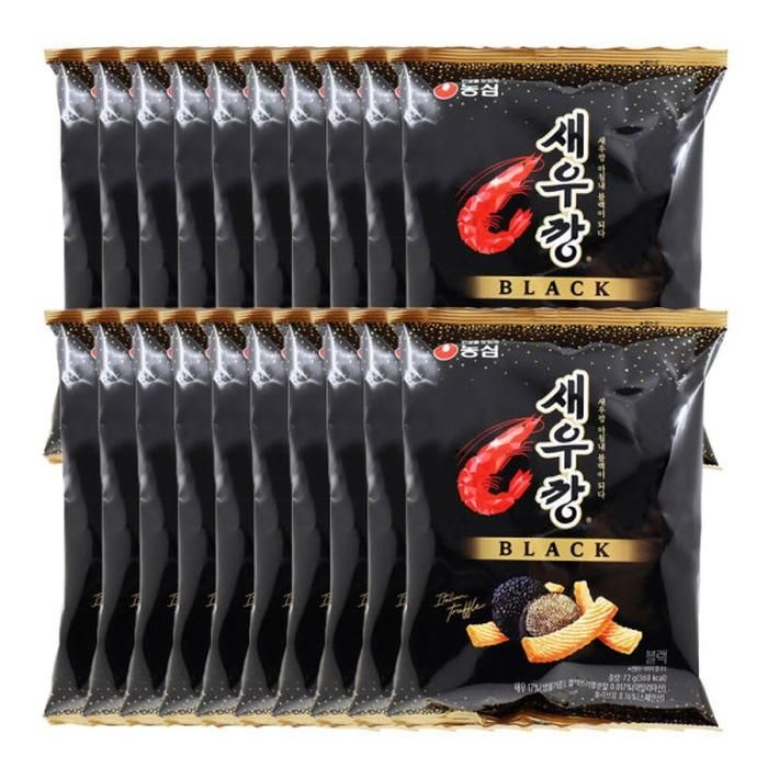 상세페이지 참조 새우깡 블랙 72g 20개