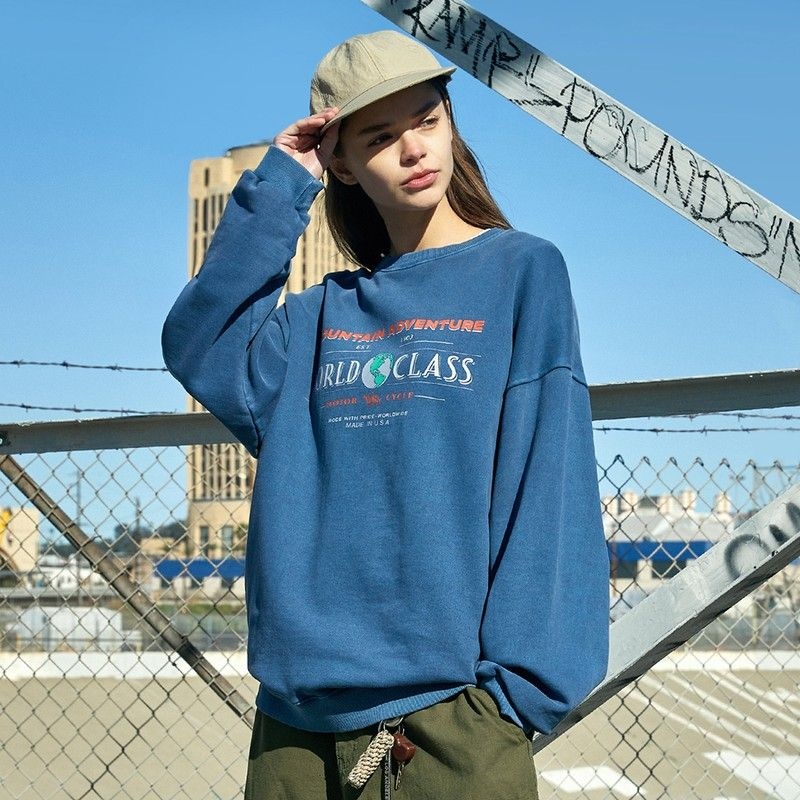 플루크 월드클래스 피그먼트 맨투맨 티셔츠 FMT751-Z / 4color W896517