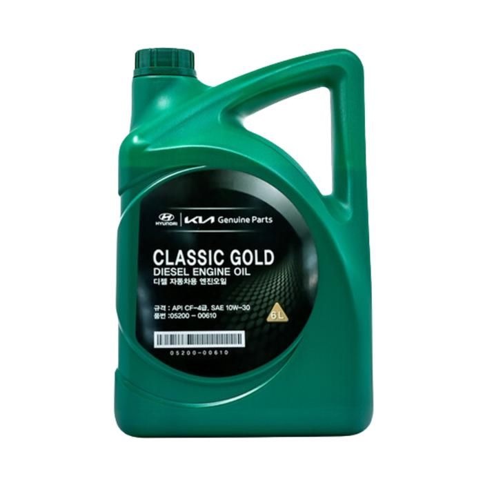 현대모비스 클래식 골드 디젤 엔진오일 10W30 6L x1개
