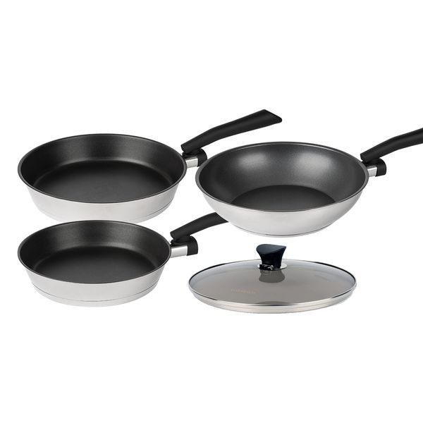 [보리보리]알텐바흐뽀큐트디펜더스프라이팬인션스테인레스후라이팬24팬28팬28웍28커버세트