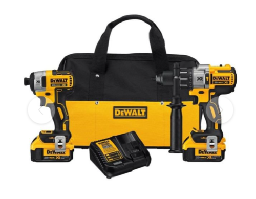 디월트함마드릴 DCK287D2 20V MAX XR 무선 해머 드릴 임팩트 드라이버 콤보