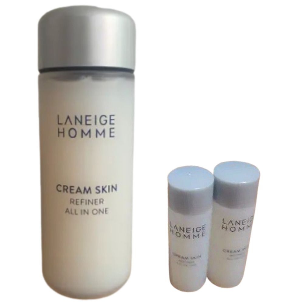 라네즈 옴므 크림 스킨 올인원 본품+여행용 남자 로션 (Lkn)