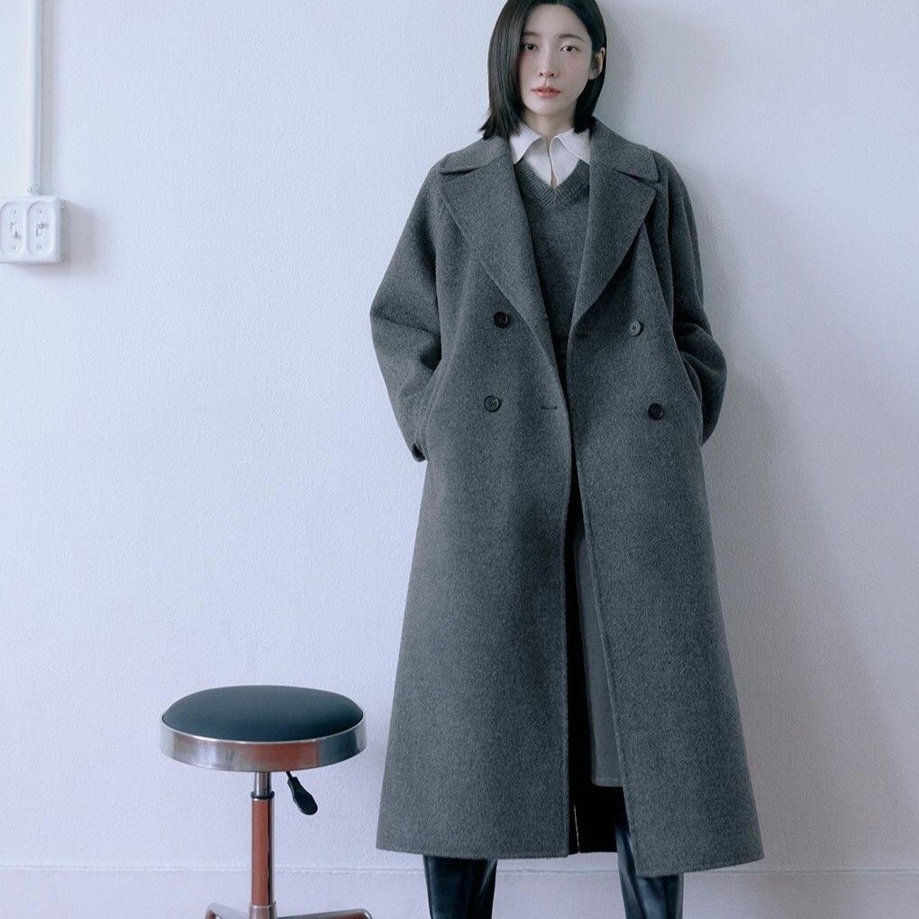 주크 [AK수원점] [주크] 핸드메이드 벨티드 더블코트