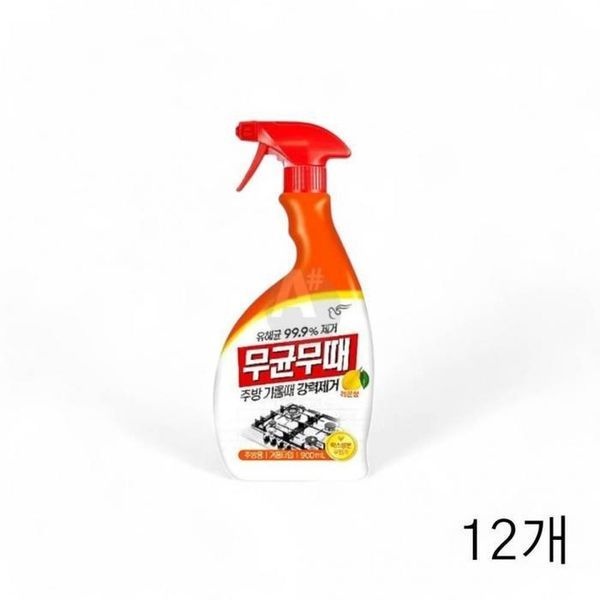 [하프클럽]X 물때제거제 피죤 곰팡이제거 주방용 다목적용 세정제 12개 무균무때 음식점 500ml