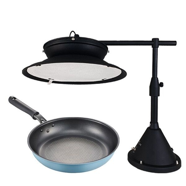 후드콘 후드콘 국산 이동식후드 + 프라이팬 [B_3세트] / 풍년 연기 냄새 없는 삼겹살 고기 굽는 자취 원룸 테