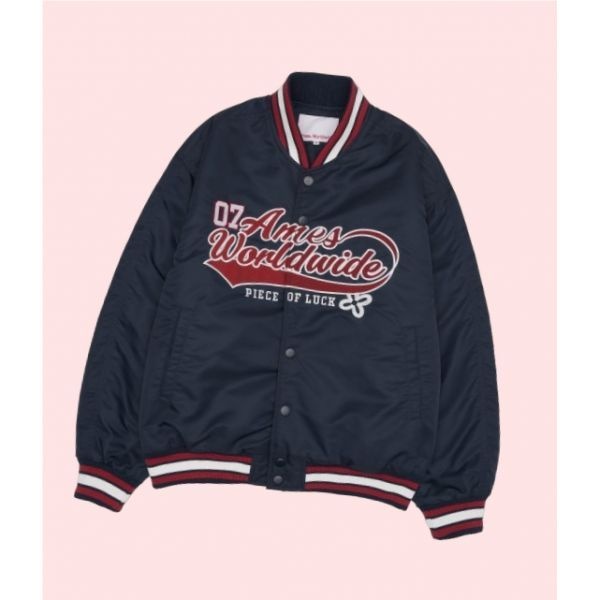 아메스 월드와이드 나일론 바시티 스타디움 자켓 재킷 야구 점퍼 잠바 아우터 네이비 AM2DFUJ240A AM2DFUJ240ANV 4054847