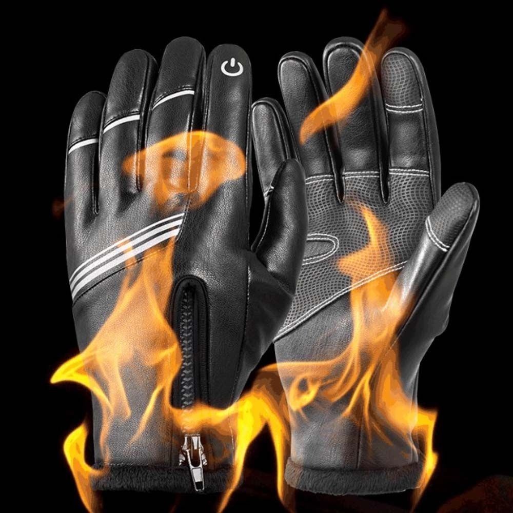 큐 방수+방한 둘다지켜 싸나이 터치 가죽장갑 방한장갑