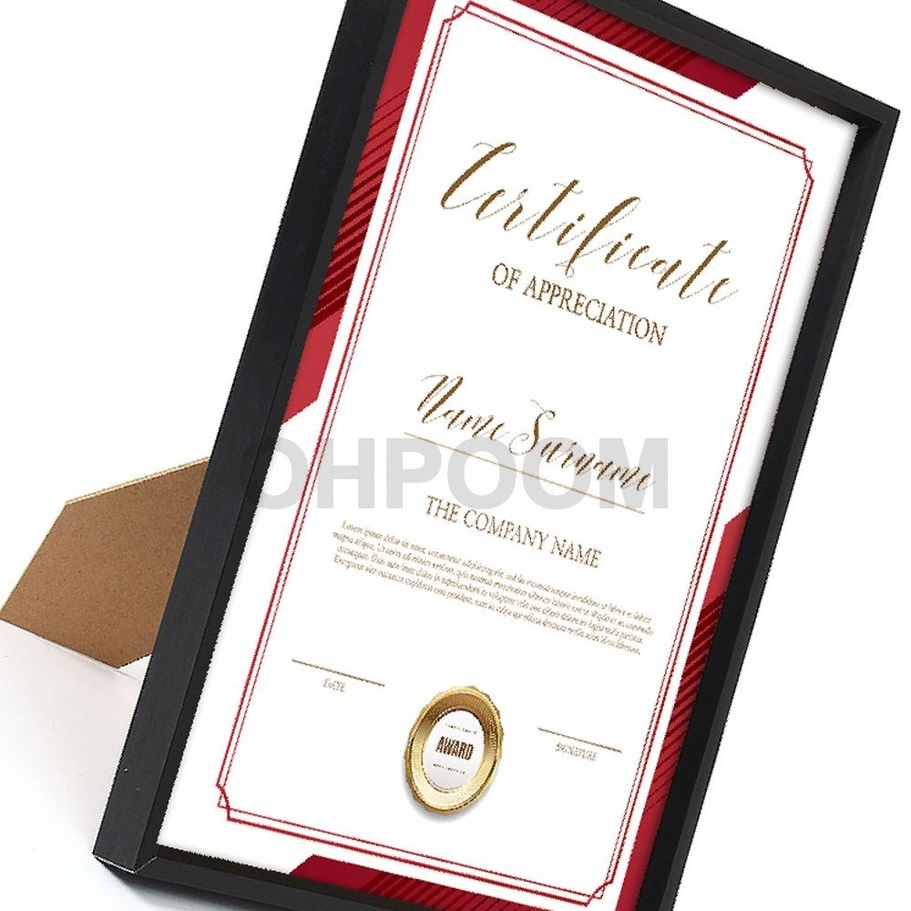 [이이오품] 수료증액자 공인중개사액자 인증서액자 훈장액자 A4상장액자 아트액자 A4상장액자 허가증액자