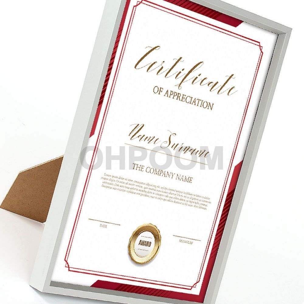 [이이오품] 인증서액자 수료증액자 아트액자 공인중개사액자 졸업장액자 탁상용액자 허가증액자 상장액자스탠