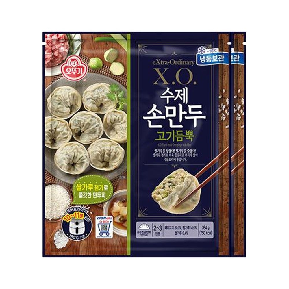 오뚜기 X.O. 수제손만두 고기듬뿍 364g 2개