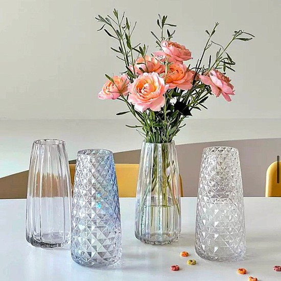 물방울 유리 화병 인테리어 오브제 꽃다발 꽃병 오로라화병 유리화병 오제토 이케바나