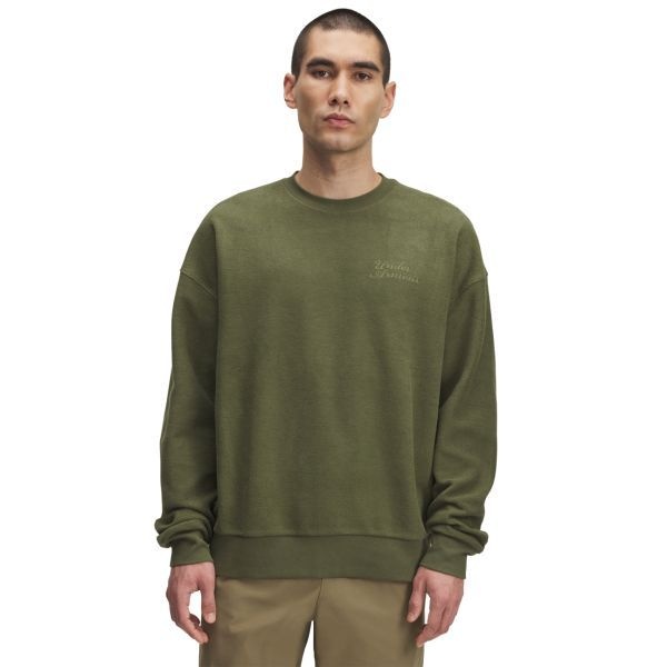 &lt;매장정품&gt; 언더아머 UNDERARMOUR 아이콘 리버시블 테리 크루 6003942-390 173755