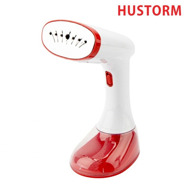 휴스톰 휴대용 핸드 스팀다리미 1840W 빠른예열 고온살균 대용량 물탱크 여행용 의류스팀기