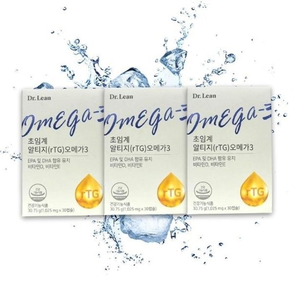 [닥터린] 닥터린 초임계 알티지 오메가3 1025mg 30캡슐 X 3...