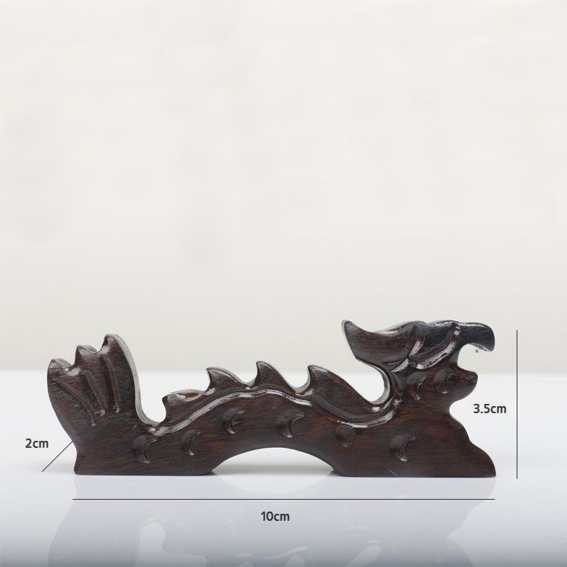 주다상사 협력업체 서예 필산 개오동 원목 나무 민화 문진 붓받침 겸용