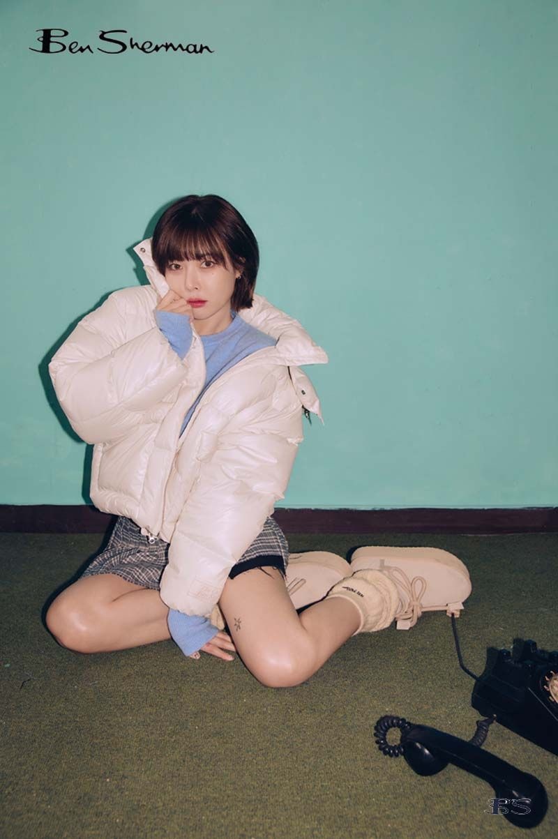 [롯데백화점] 벤셔먼 현아 착장 여성 3컬러 글로시 디테쳐블 후드 덕 다운 패딩 재킷 BODDU916F LE1218516271