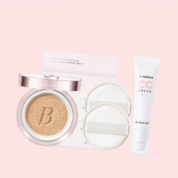바닐라코 커버리셔스 얼티밋 화이트 모이스처 쿠션 본품+리필2 + 잇 래디언트 씨씨 크림 30ml 2155244644 3999959