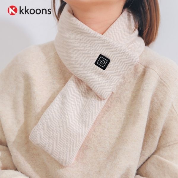UnKnown 꾼스 전기 충전식 발열 목도리 귀여운 머플러 핫팩 겨울 온열목도리 넥워머