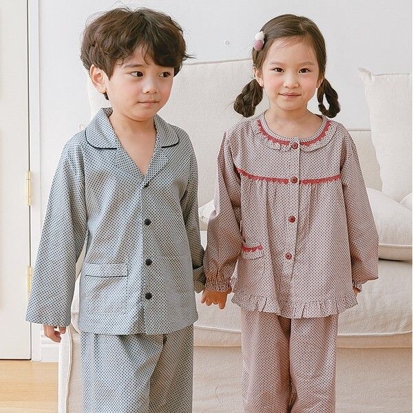 (현대Hmall) [보리보리/토토와모모]국산 유아 아동 잠옷 주니어 파자마 M클로버(순면)