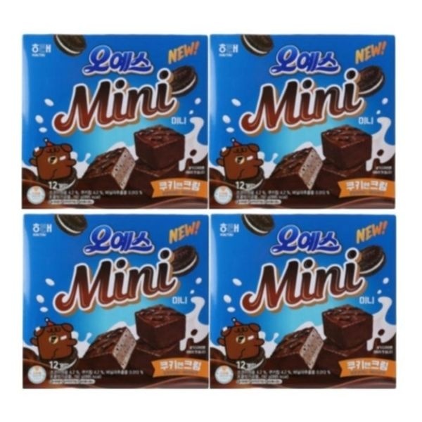 해태제과 오예스 미니 쿠키앤크림 192g 4개