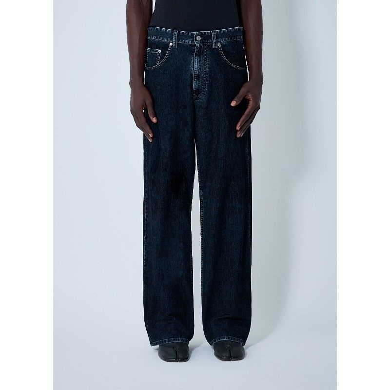 MM6 MAISON MARGIELA MM6 메종 마르지엘라 MM6메종마르지엘라 파이브 포켓 미드라이즈 스트레이트 진 SH2LA0042 M30039