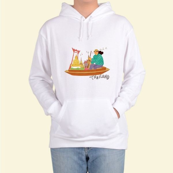 [하프클럽]모노무드 후드티 전색상 태국 떠나는 여행 디자인티셔츠