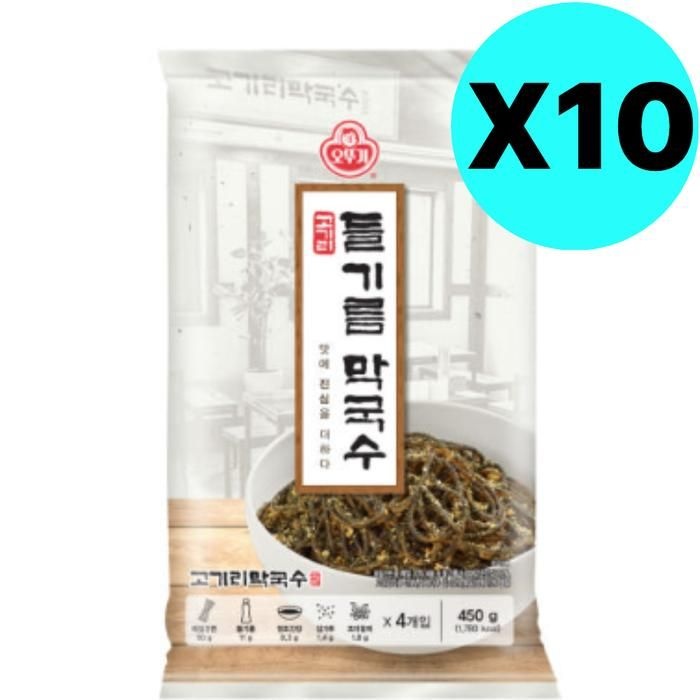 오뚜기 고기리 들기름 막국수 450g X 10개 간편조리식